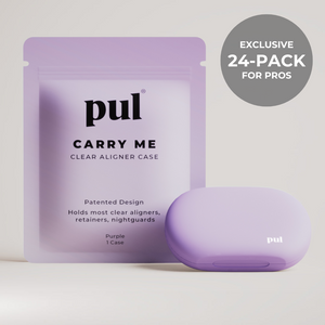 24 pack of clear aligner and retainer cases