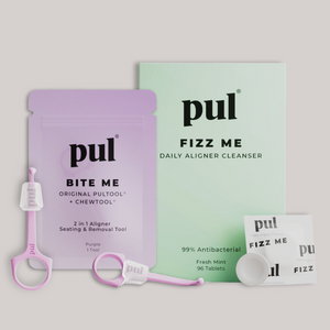 clear aligner and invisalign hygiene kit
